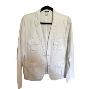 J.Crew White Blazer